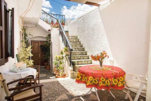 Traditional House Under Kazarma Fortress In Sitia