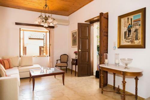 Traditional House Under Kazarma Fortress In Sitia
