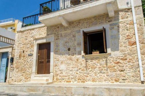 Traditional House Under Kazarma Fortress In Sitia