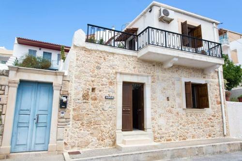 Traditional House Under Kazarma Fortress In Sitia
