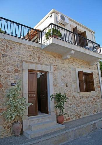 Traditional House Under Kazarma Fortress In Sitia