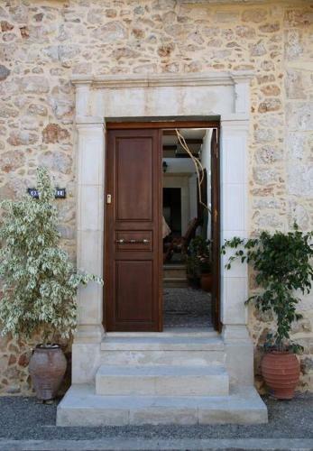 Traditional House Under Kazarma Fortress In Sitia
