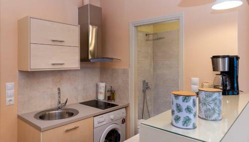 Apartamento Sitia Old Port Studio - 3min Walk To Beach - AC - Wifi