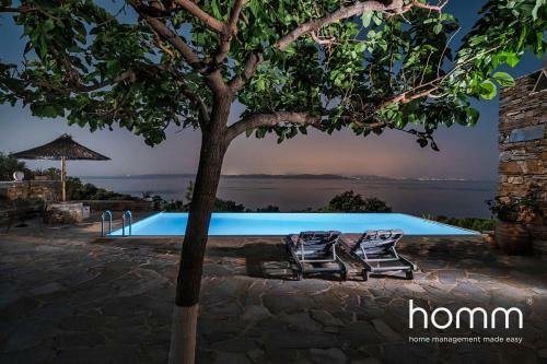 Melissaki Homm Villa In Kea Stunning Pool And View