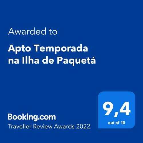 Apartamento Apto Temporada Na Ilha de Paquet�