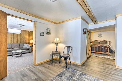 Lakefront Butternut A-frame Cabin - Swim Dock