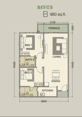 Apartamento 126 Kempas Homestay