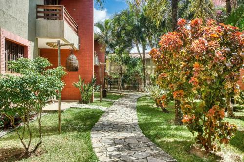 Apartamento Chal� Tulipa - Centro de Pipa - Triplex Cond Resort Pipa
