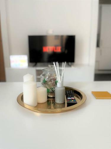 Apartamento Modern 1 Bed In Central Mk, Free Parking, Smart Tv