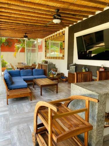Casa Con Vista �nica Alberca Privada Palapa Tv