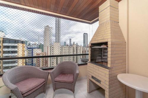 Apartamento Lindo Apto Central Com Churrasqueira.