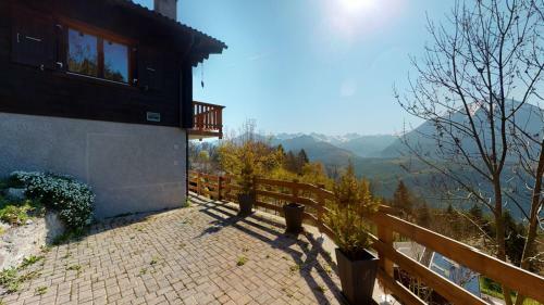 Charming Chalet With A Splendid View Of The Valais Mountains
