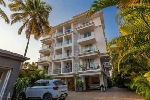 Apartamento 1br Calangute Nr Beach Pool Gym & Sunsets