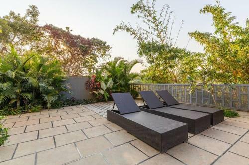 Apartamento 1br Calangute Nr Beach Pool Gym & Sunsets