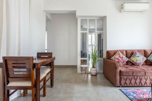 Apartamento 1br Calangute Nr Beach Pool Gym & Sunsets