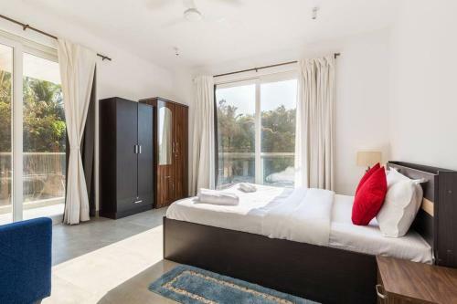 Apartamento 1br Calangute Nr Beach Pool Gym & Sunsets