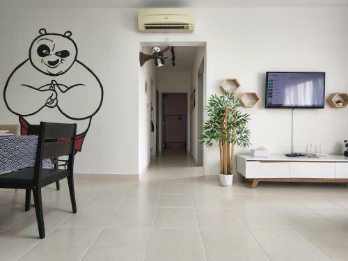 Apartamento Panda House 3b2r Kota Kemuning With Atari Games