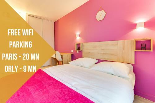 Apartamento Clavena Appart Paris Wifi-parking-netflix