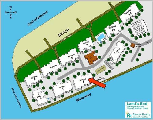 Land's End 404 Building 3 Top Floor With Stunning Water View