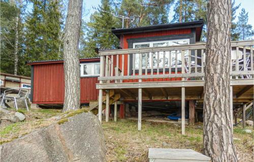 Amazing Home In Herr�ng With Sauna And 1 Bedrooms