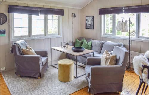 Stunning Home In Sjusj�en With 3 Bedrooms