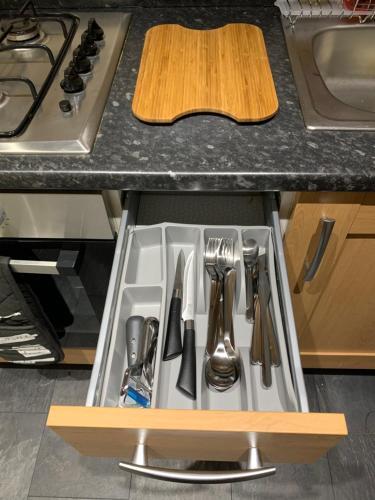 Apartamento Dunfermline Gf Flat, 5 Min Walk To Train St. And High St.
