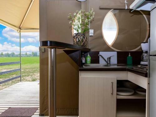 Cosy Tent Lodge In Genderen With Garden