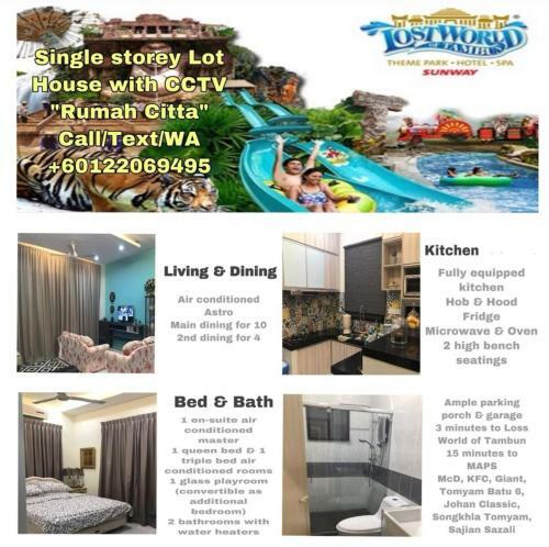 Rumah Citta Homestay Tambun Ipoh