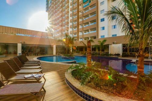 Apartamento No Ol�mpia Park Resort (Melhor Pre�o!)