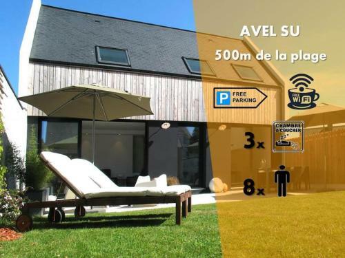 Avel Su - Maison - 500m de La Plage By Nid'ouest