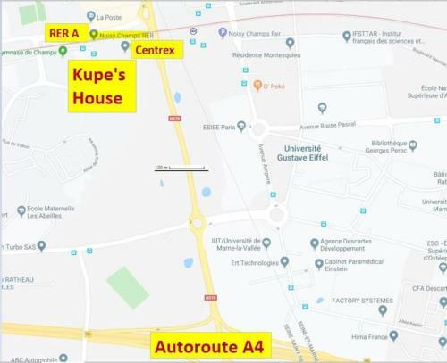 Apartamento Entre Paris Et Disney. Au Pied Du Rer & Centrex