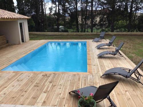 Fantastic Villa In Saint-laurent-la-vern�de With Pool