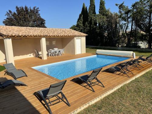 Fantastic Villa In Saint-laurent-la-vern�de With Pool
