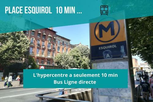 Apartamento La Terrasse St Michel - Parking -m�tro - Bus