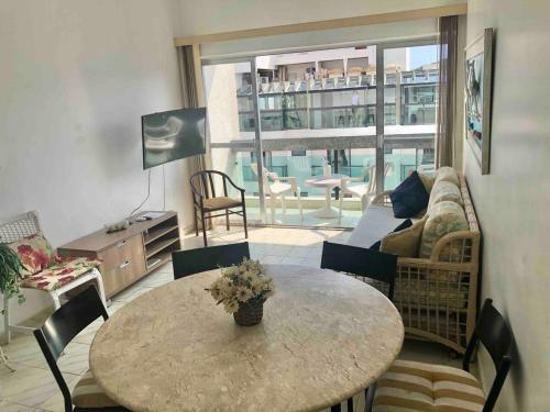 Apartamento Linda Vista Para O Mar Com Varanda 3 Dorm