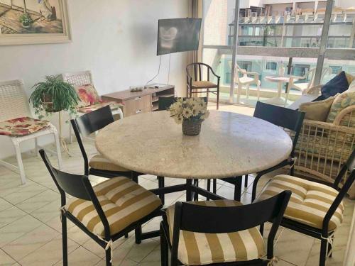 Apartamento Linda Vista Para O Mar Com Varanda 3 Dorm