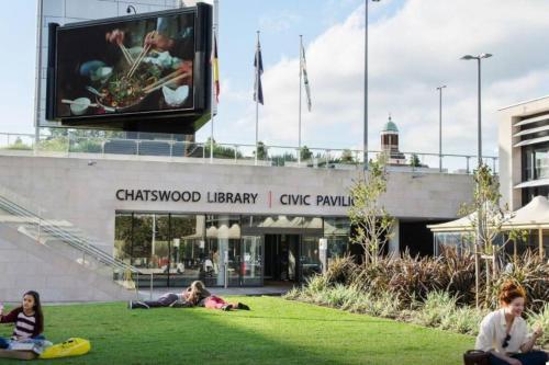 Apartamento Chatswood One Bedroom + Study (Parking, Gym, Pool)