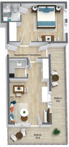 Apartamento Appartement Panorama