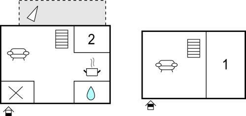 Nice Home In B�stad With Wifi And 2 Bedrooms