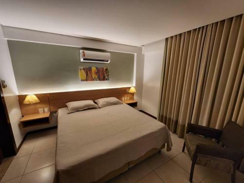 Apartamento Flat de 2 Quartos Com Linda Vista-mar P�-na-areia!