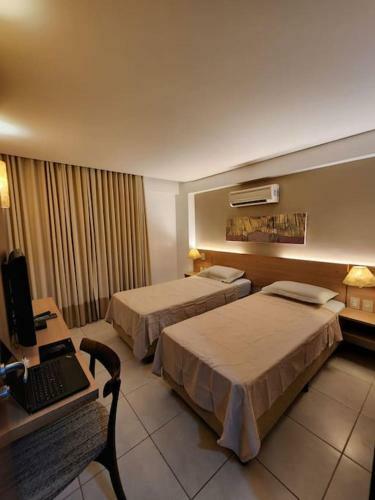 Apartamento Flat de 2 Quartos Com Linda Vista-mar P�-na-areia!