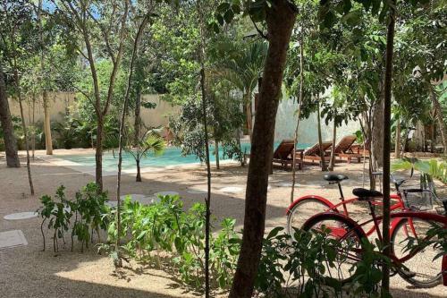 Apartamento Chic-modern Apt W/pool, Garden, Parking & 3 Bikes