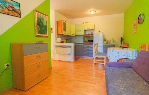 Awesome Apartment In Turanj With 1 Bedrooms