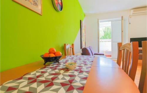 Awesome Apartment In Turanj With 1 Bedrooms