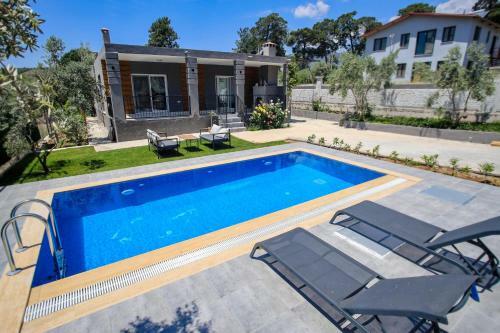 Captivating Villa With Private Pool Surrounded By Olive Trees In Fethiye