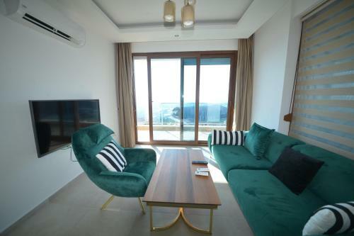 Apartamento Flat With Sea View Shared Pool & Gym In Alanya