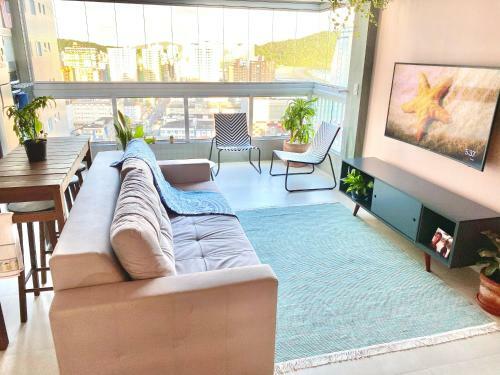 Apartamento Lindo Ap Com Vista Mar E Churrasqueira