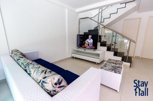 Casa Beira-mar Em Serrambi - 4 Qts - Piscina - Sh031