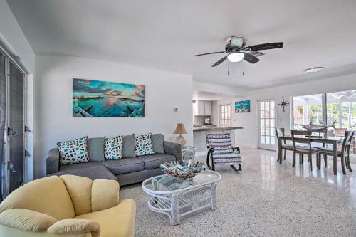 Palm City Canalfront Home With Tiki Hut And Dock!