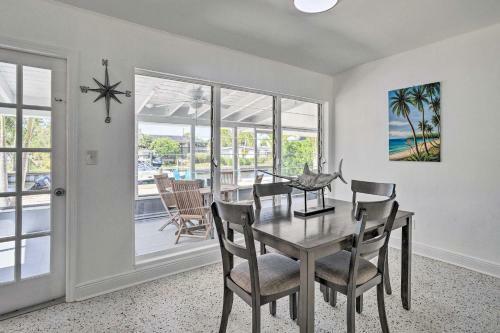 Palm City Canalfront Home With Tiki Hut And Dock!